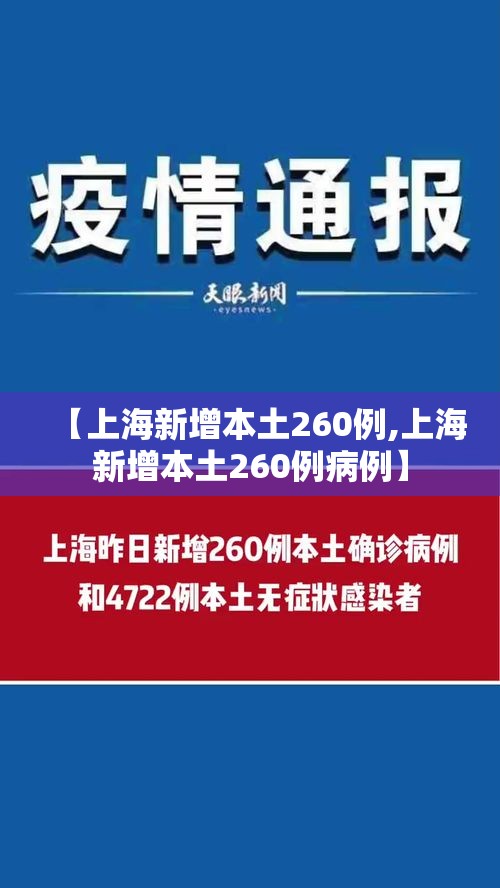 【上海新增本土260例,上海新增本土260例病例】 【上海新增本土260例,上海新增本土260例病例】