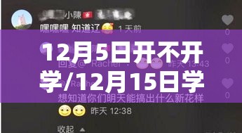 12月5日开不开学/12月15日学校会停课么