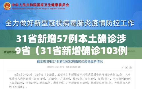 31省新增57例本土确诊涉9省（31省新增确诊103例本土88例）