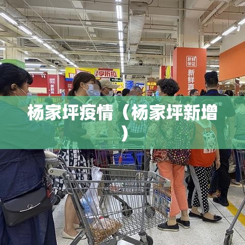 杨家坪疫情（杨家坪新增）