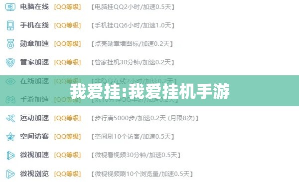 我爱挂:我爱挂机手游