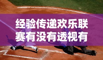 经验传递欢乐联赛有没有透视有开挂透视
