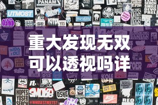 重大发现无双可以透视吗详细分享步骤 重大发现无双可以透视吗详细分享步骤