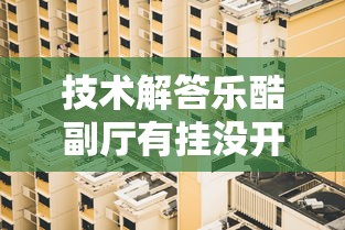 技术解答乐酷副厅有挂没开挂方法