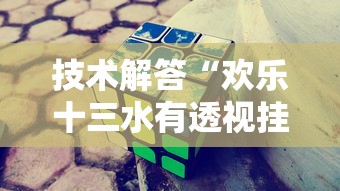 技术解答“欢乐十三水有透视挂吗	”太坑了真的有挂