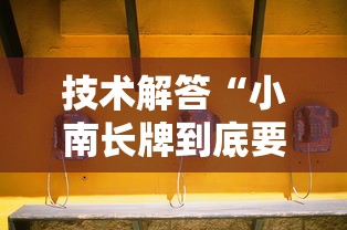 技术解答“小南长牌到底要怎么用挂”下载教程