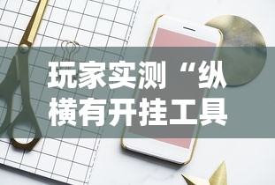 玩家实测“纵横有开挂工具吗”开挂方法