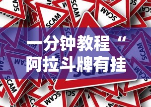 一分钟教程“阿拉斗牌有挂么”事实上确实有挂