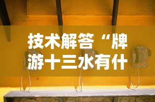 技术解答“牌游十三水有什么挂”详细开挂教程