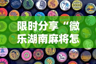 限时分享“微乐湖南麻将怎么辅助	”专业师傅带你了解
