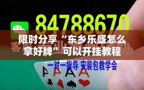限时分享“东乡乐盛怎么拿好牌”可以开挂教程