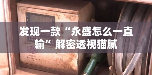 发现一款“永盛怎么一直输”解密透视猫腻