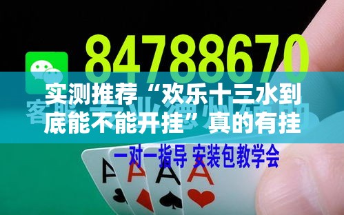 实测推荐“欢乐十三水到底能不能开挂”真的有挂