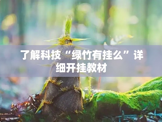 了解科技“绿竹有挂么	”详细开挂教材