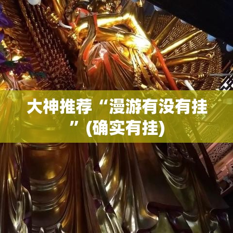大神推荐“漫游有没有挂”(确实有挂)