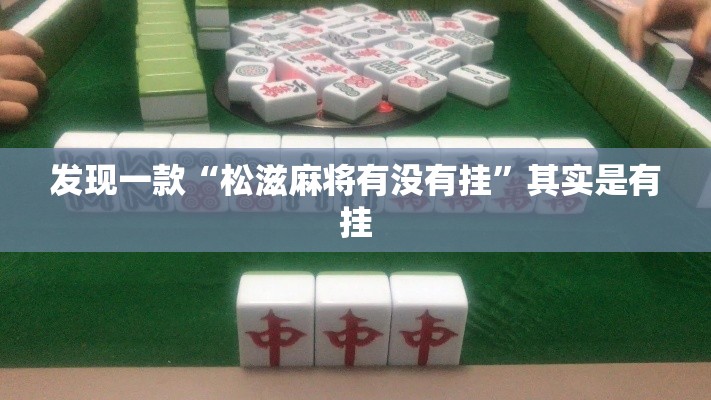 发现一款“松滋麻将有没有挂”其实是有挂