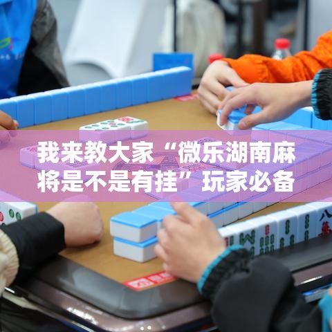 我来教大家“微乐湖南麻将是不是有挂”玩家必备神器