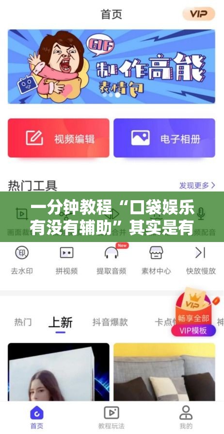 一分钟教程“口袋娱乐有没有辅助”其实是有挂