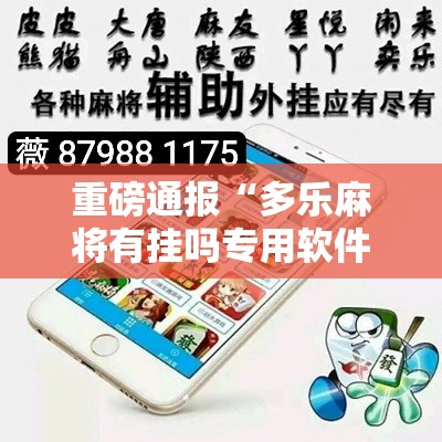 重磅通报“多乐麻将有挂吗专用软件	”曝光透视猫腻