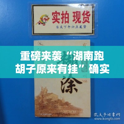 重磅来袭“湖南跑胡子原来有挂”确实是有挂的