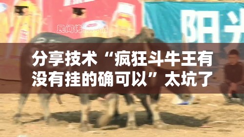分享技术“疯狂斗牛王有没有挂的确可以”太坑了原来有挂