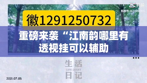 重磅来袭“江南韵哪里有透视挂可以辅助