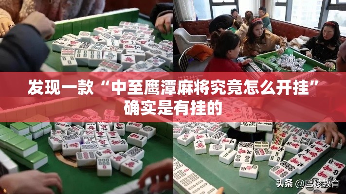 发现一款“中至鹰潭麻将究竟怎么开挂”确实是有挂的