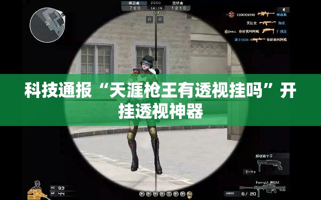 科技通报“天涯枪王有透视挂吗”开挂透视神器