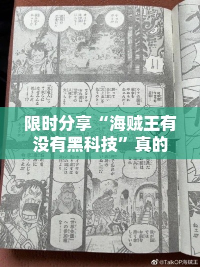 限时分享“海贼王有没有黑科技”真的可以开挂