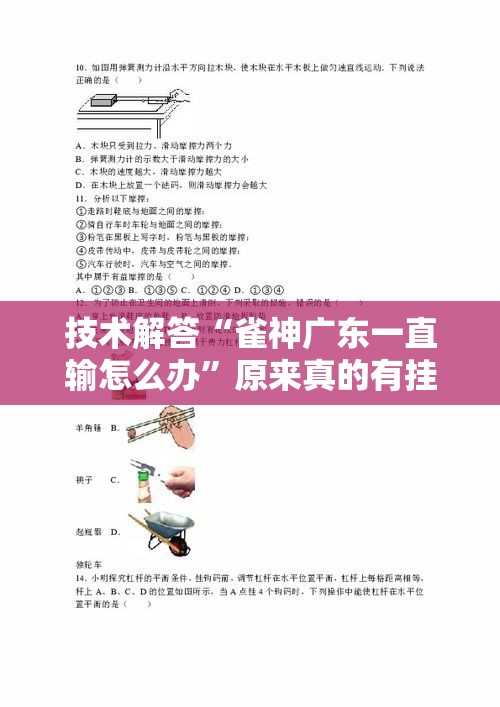 技术解答“雀神广东一直输怎么办”原来真的有挂