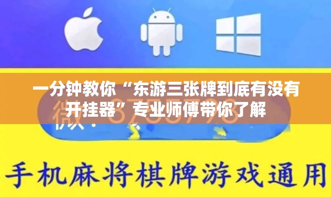 一分钟教你“东游三张牌到底有没有开挂器	”专业师傅带你了解
