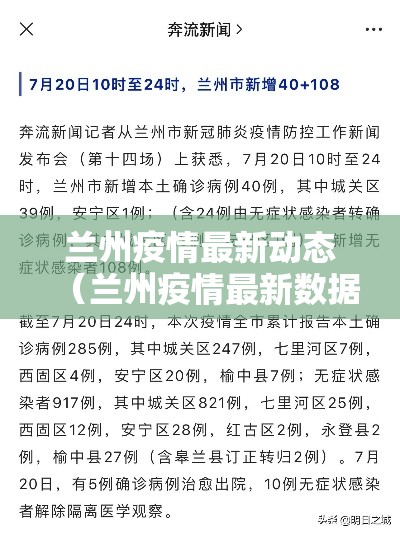 兰州疫情最新动态（兰州疫情最新数据消息）