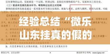 经验总结“微乐山东挂真的假的”(其实有挂)