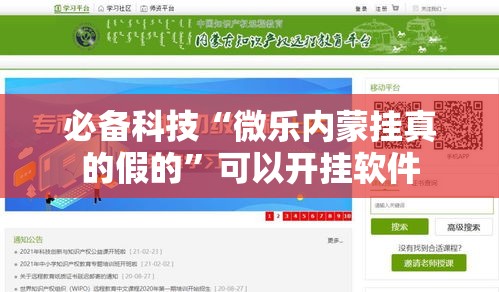 必备科技“微乐内蒙挂真的假的	”可以开挂软件