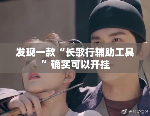 发现一款“长歌行辅助工具”确实可以开挂
