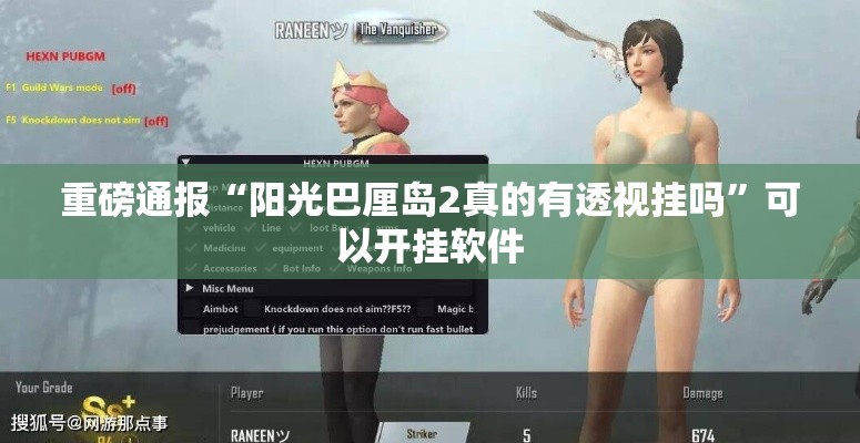 重磅通报“阳光巴厘岛2真的有透视挂吗”可以开挂软件