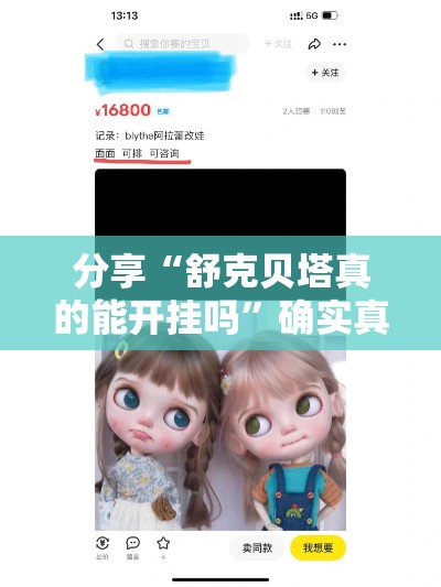 分享“舒克贝塔真的能开挂吗	”确实真的有挂