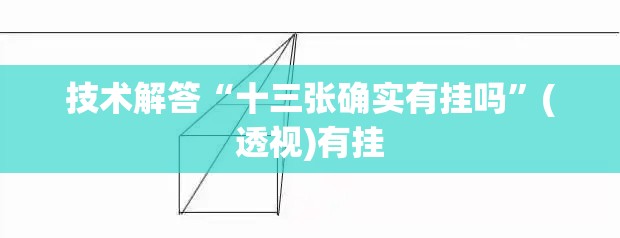 技术解答“十三张确实有挂吗	”(透视)有挂