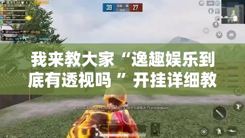 我来教大家“逸趣娱乐到底有透视吗 ”开挂详细教程