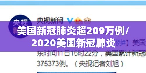 美国新冠肺炎超209万例/2020美国新冠肺炎 美国新冠肺炎超209万例/2020美国新冠肺炎