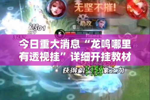 今日重大消息“龙鸣哪里有透视挂”详细开挂教材