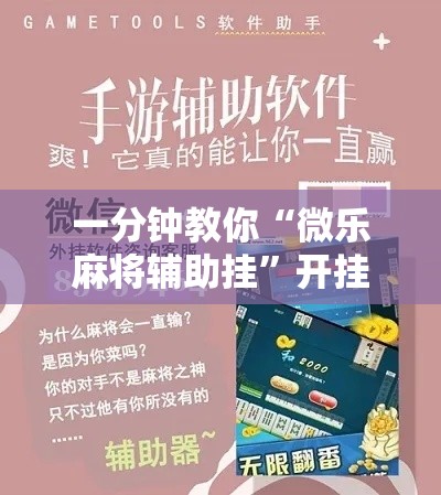 一分钟教你“微乐麻将辅助挂”开挂作弊