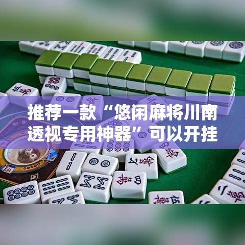 推荐一款“悠闲麻将川南透视专用神器”可以开挂软件