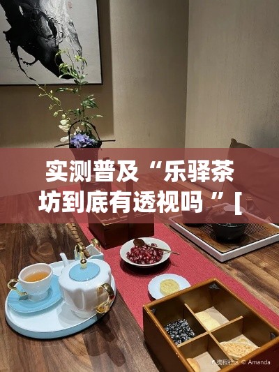 实测普及“乐驿茶坊到底有透视吗 ”[确实真的有挂]