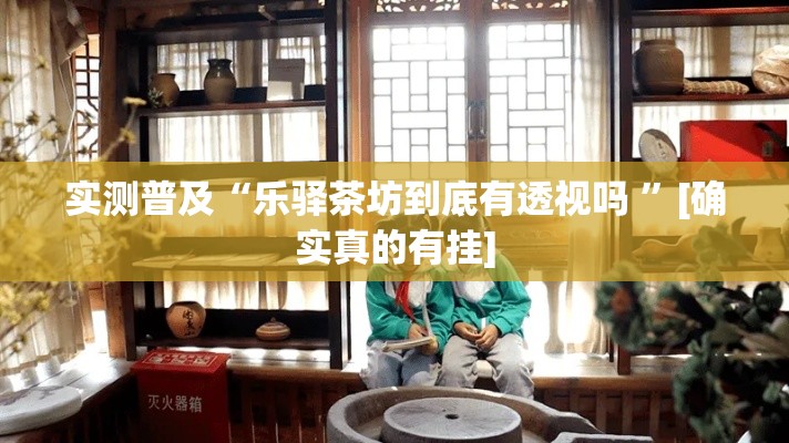 实测普及“乐驿茶坊到底有透视吗 ”[确实真的有挂]