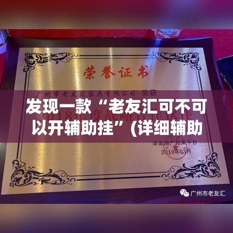 发现一款“老友汇可不可以开辅助挂”(详细辅助脚本)