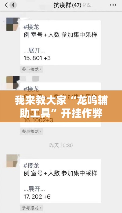 我来教大家“龙鸣辅助工具”开挂作弊