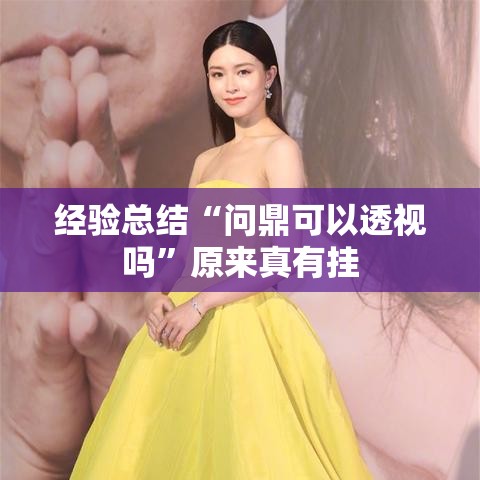 经验总结“问鼎可以透视吗	”原来真有挂