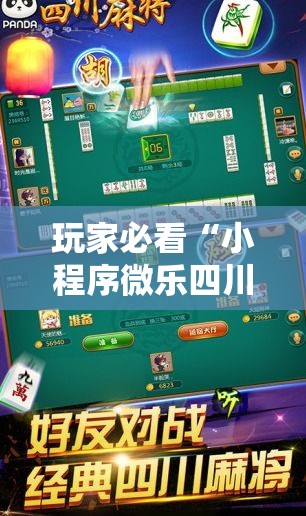 玩家必看“小程序微乐四川麻将怎么辅助可以辅助