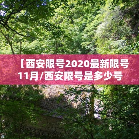【西安限号2020最新限号11月/西安限号是多少号】 【西安限号2020最新限号11月/西安限号是多少号】